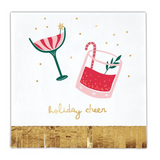 Holiday Cheer Foil Napkins