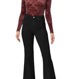 Charlie 32" Flare Jean, Black Shadow