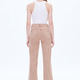 Bella Mid Rise Straight Pants, Nocciola