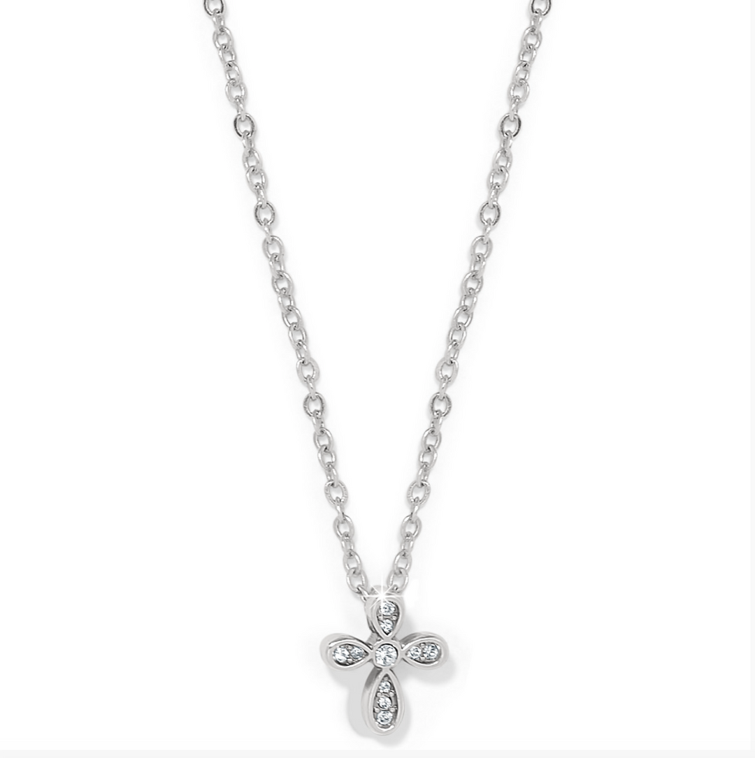 Enchanting Cross Silver Necklace
