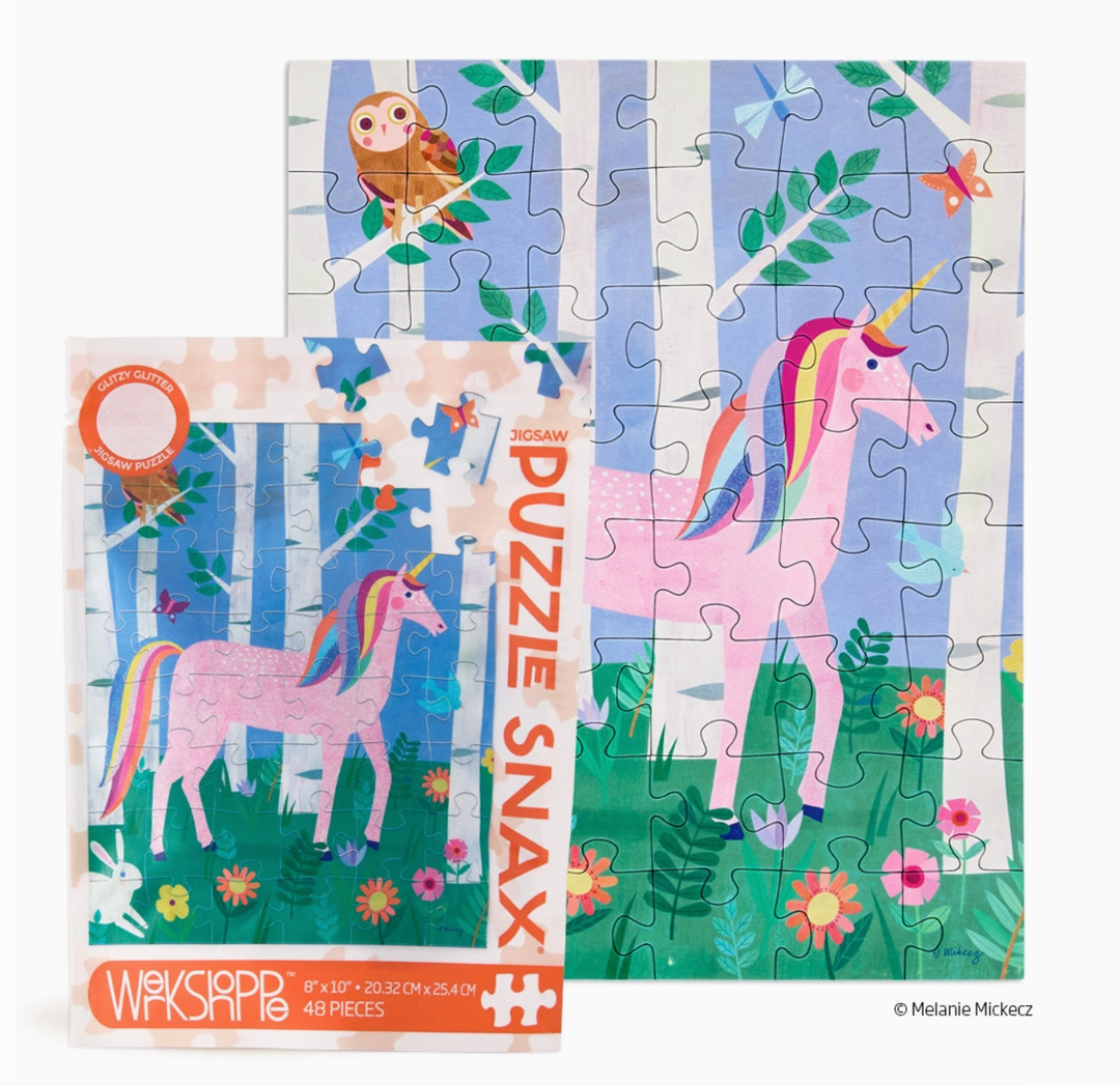 Unicorn Forest 48 Piece Puzzle Snax