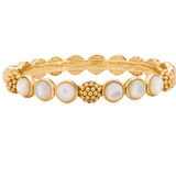 Berry Gem Hinged Bangle, MOP