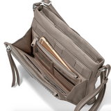 Pretty Tough Jagger Crossbody Organizer, Zinc Pearl