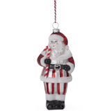 Glittered Santa Ornament