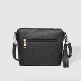 Kasey Textured Crossbody Bag, Black