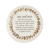 Mr & Mrs Blessing Plate