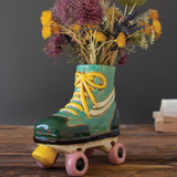 Ceramic Roller Skate Planter