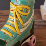 Ceramic Roller Skate Planter