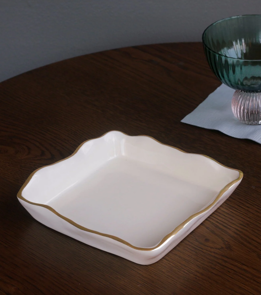 Encanto Soho Beverage Napkin Holder, Cream