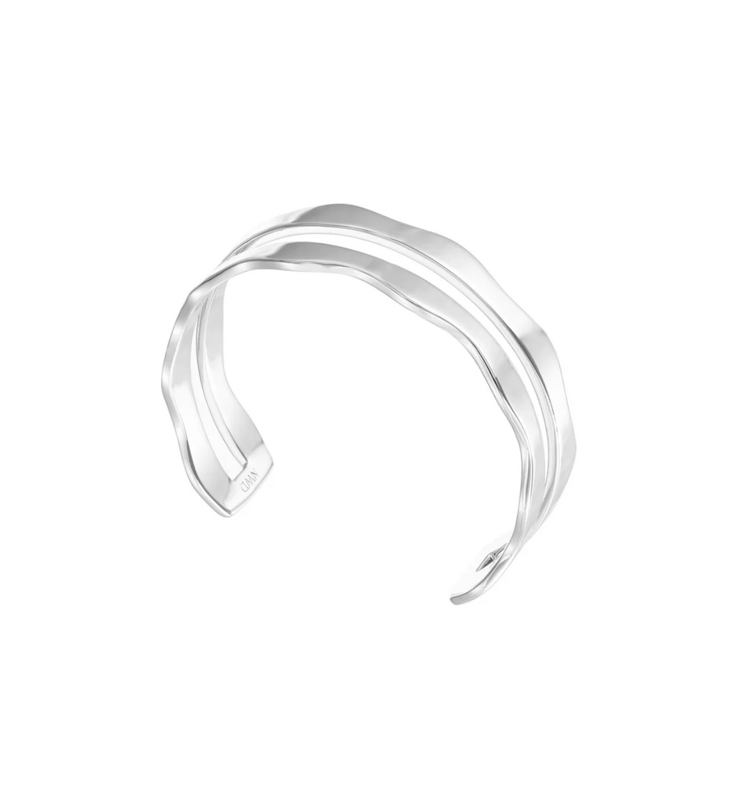 Solaris Mini Cuff Bracelet, Silver