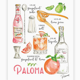 Hand Painted 8x10 Art Print, Paloma