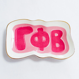 Ceramic Sorority Trinket Tray