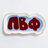 Ceramic Sorority Trinket Tray