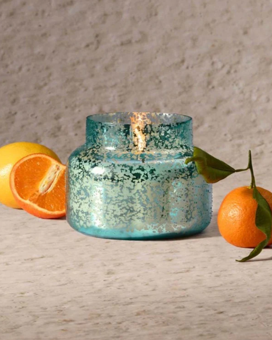 19oz Aqua Opaline Signature Candle, Volcano