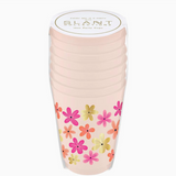 Floral Pattern Frost Flex Cups