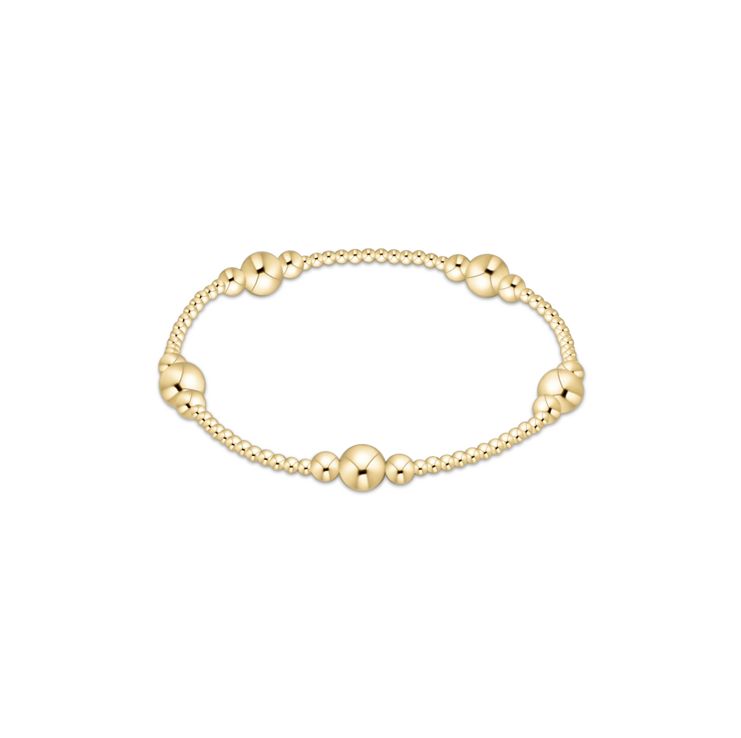Classic Purpose Pattern 6mm Bead Bracelet