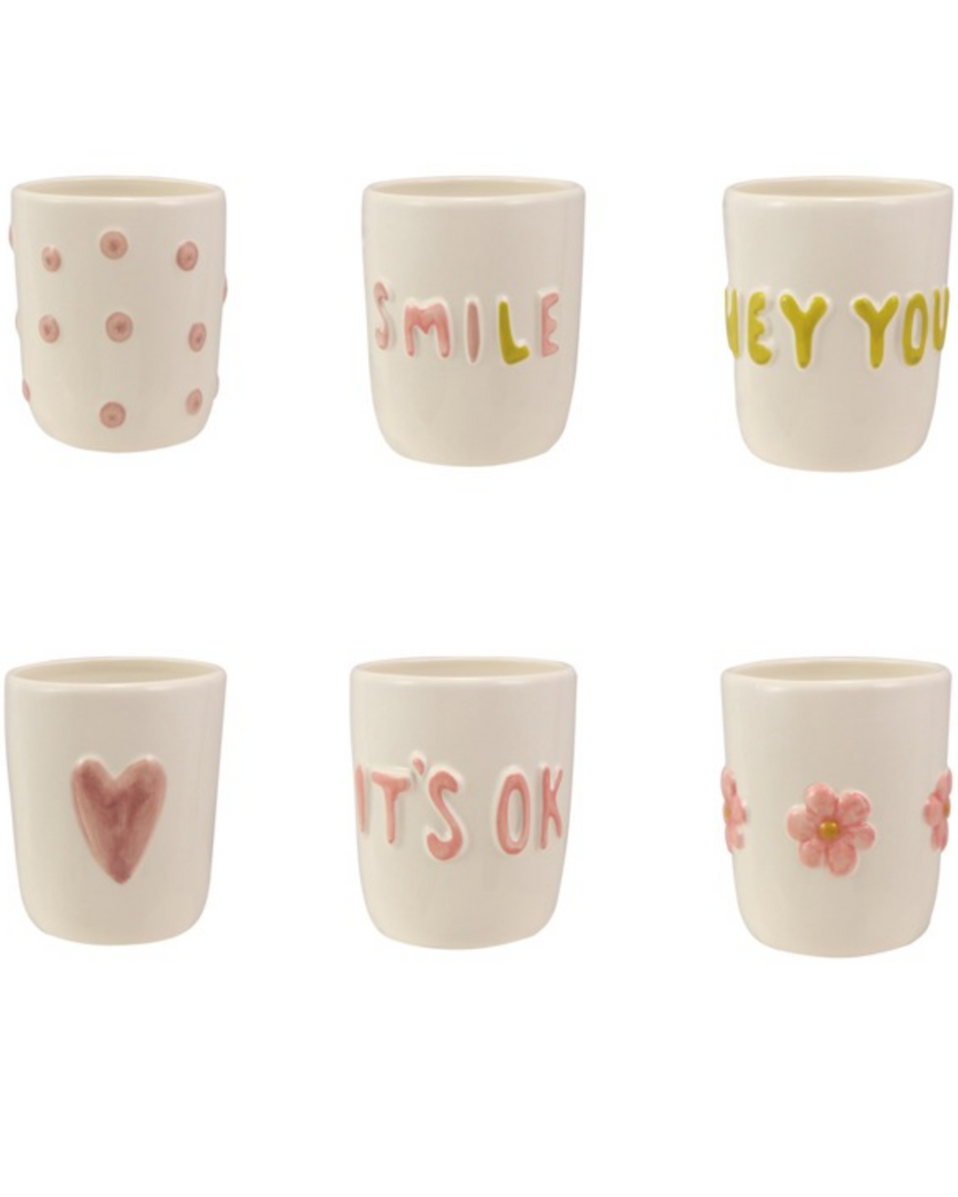 Stoneware Cup with 3D Bubble