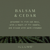 Balsam & Cedar Small Boxed Crackle Glass Candle