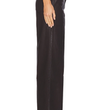 Sasha 32" Wide Leg Jean, Chicory Coffee Luxe Coating