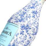 Blue Floral Bottle Wrap, Mini La Marca Edition