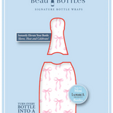Pink Bows Bottle Wrap, Mini La Marca Edition