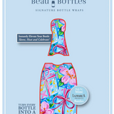 Happy Birthday Brushed Presents Bottle Wrap, Mini La Marca Edition