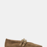 Lydia Ballet Flat, Taupe Suede