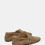 Lydia Ballet Flat, Taupe Suede