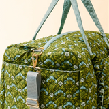On-the-Go Quilted Weekender Bag, Everbloom Forest Green