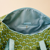 On-the-Go Quilted Weekender Bag, Everbloom Forest Green