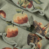 Organic Cotton Ruffle Footed Romper, Apple Orchard