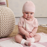 CozyChic Lite® Baby Sock Stripe Set, Dusty Rose Multi