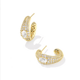 Bella Hoop Earring, Gold