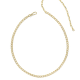 Bella Tennis Necklace, Gold