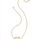 Emery Heart Pendant Necklace, Gold