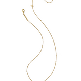 Mini Elisa Satellite Short Pendant Necklace, Gold Fushcia