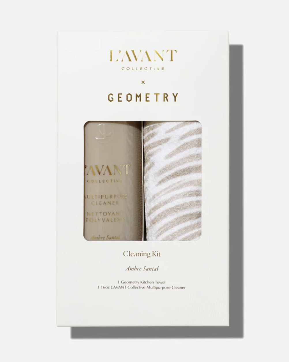 L'AVANT x Geometry Cleaning Kit - Ambre Santal – Sabi Boutique