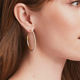 Juliet Hoop, Turquoise Blue