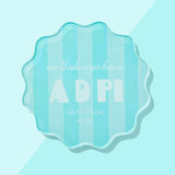 Scalloped Sorority Coasters