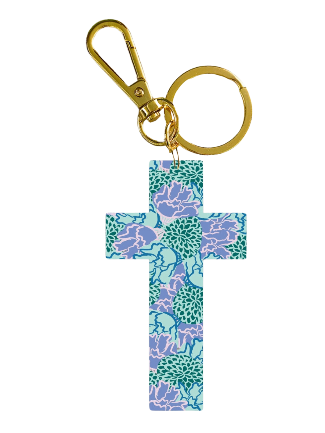 Cross Acrylic Keychain