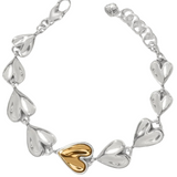 Cascade Heart Bracelet