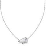 Cheer Silver Short Pendant Necklace