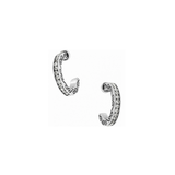 Secret of Love Mini Hoop, Silver