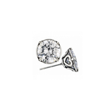 Brilliance 9mm Post Earrings