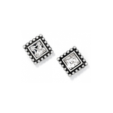 Sparkle Square Mini Post Earrings