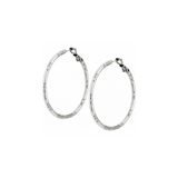Large Hoop Charm Earrings