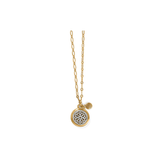 Ferrara Two Tone Luce Small Pendant Necklace