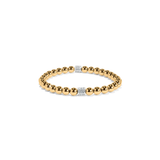 Meridian Petite Gold Stretch Bracelet