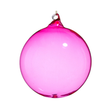 Sheer Blown Glass Ball Ornament