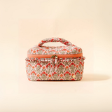Glam & Go Quilted Cosmetic Bag, Everbloom Dusty Rose